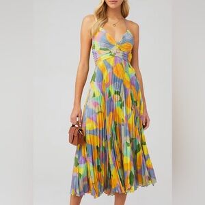 Astr Blythe Midi Dress